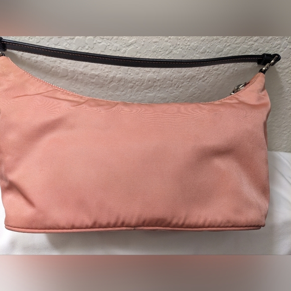 Prada Tessuto Sirio Nylon Mini Shoulder Bag Pink - Picture 12 of 13